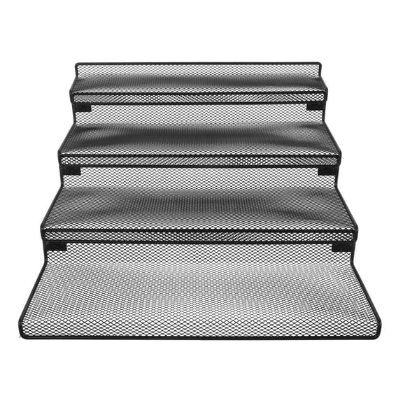 Raindrops Reusable Spice Jar Rack Metal Black 1Pcs