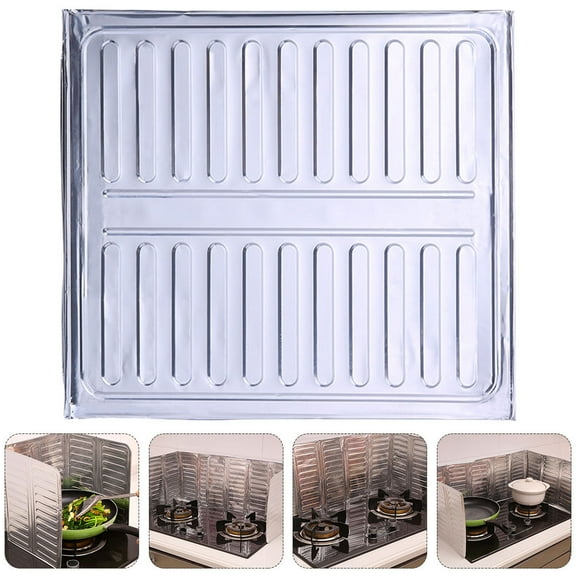 Raindrops Grease Shield Splatter Guard Aluminum Anti Splatter Cooking Cooks 1Set