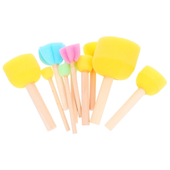 Raindrops Sponge Stamps for Kids Painting and Crafts, Foaming Texture Sponges for Arts Projects and Fun Activities