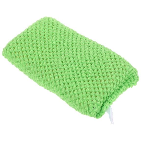 Raindrops Sponges Cleaning Sponge Dish Washing Pad Kitchen Scourer 14.00X8.00X2.50CM Green