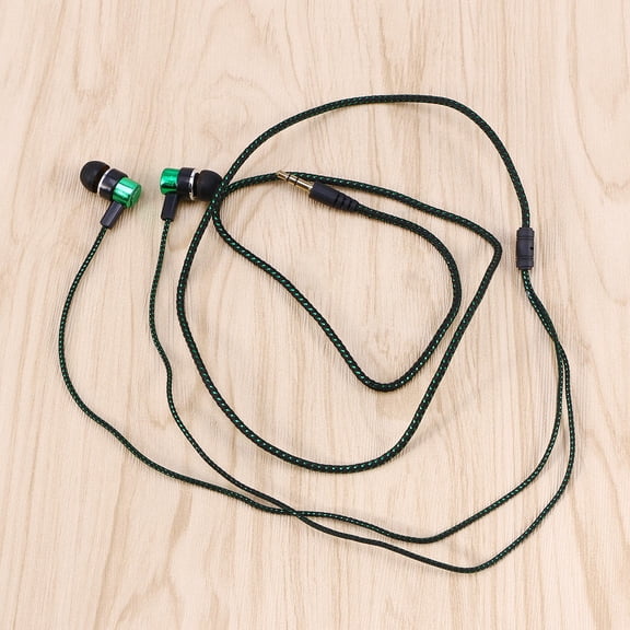 Raindrops Green 3.5mm Plug Earphone with Immersive Bass and Strong Noise Cancelling