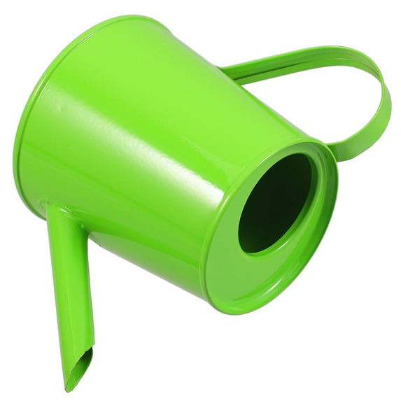 Green Raindrops Watering Can for Kids - Household Garden Sprinkler Decor, 14.5 x 7 x 6 cm, Child-Friendly Design