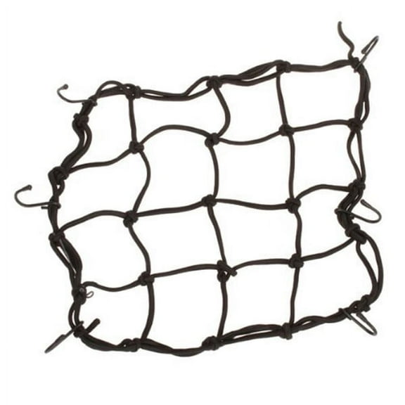 Raindrops Square Design Cargo Net 1Pack for Men and Women Bikers Comfort
