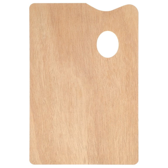 Raindrops Square Palette 30.00x20.00x0.50cm 1Pack Wood Material for Art Supplies Vintage Style