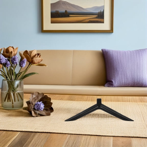 Raindrops 2 Pairs TV Stand Mount Legs with Plastic Base Desktop and Tabletop Support