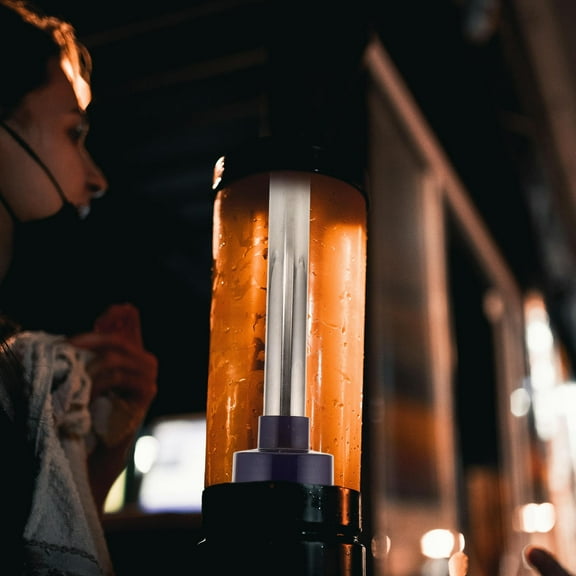 Raindrops  Stackable Clear Ice Cube Beer Tower Cooling Icicles