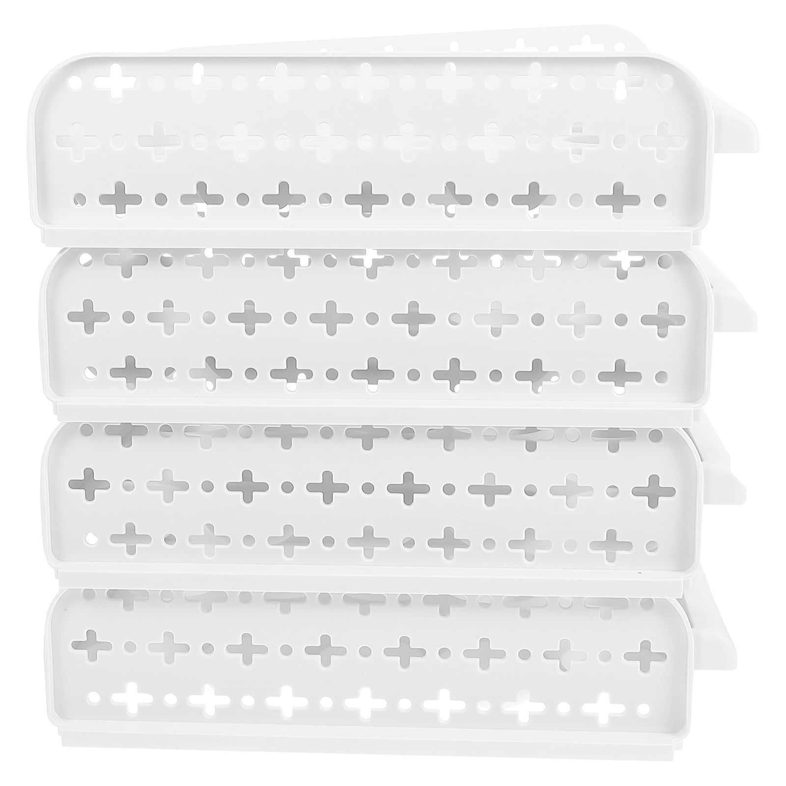 Raindrops Stackable Egg Tray for Kitchen PP Material 4 Layer Can Store 30 Eggs Per Layer