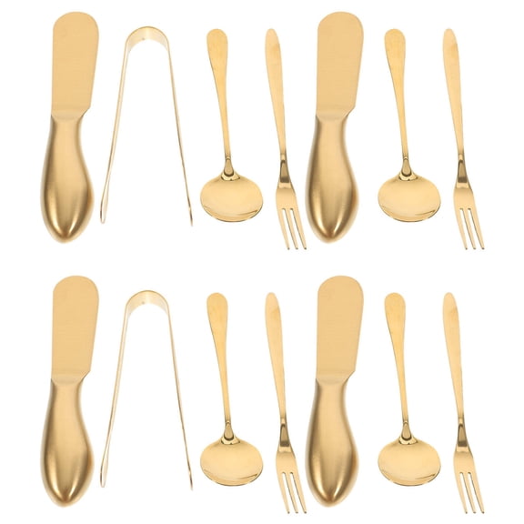 Raindrops  Stainless Serving Cutlery Spoon Set Safe Cheese Tools Utensil