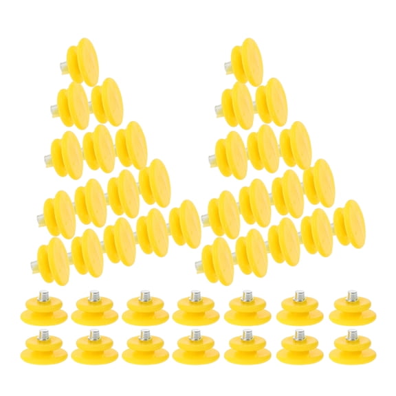 Raindrops Stainless Steel AntiSlip Shoe Grippers with Hard Nails for Outdoor Winter Sports and Hiking Yellow