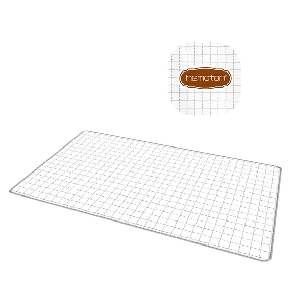 Raindrops Stainless Steel BBQ Basket for Grilling Keeps Food Secure and Evenly Cooked 26 x 44cm