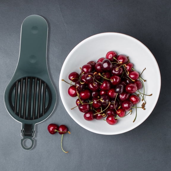 Raindrops Stainless Steel Cherry Pitter Tool for Home Use Easy to Clean and Hold 4.7x2.8 Inches