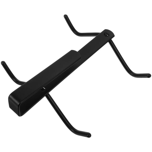 Raindrops Stainless Steel Cup Wall Storage Rack for Home Black Keeps Cups Steady and Saves .5 x 4.5 inches