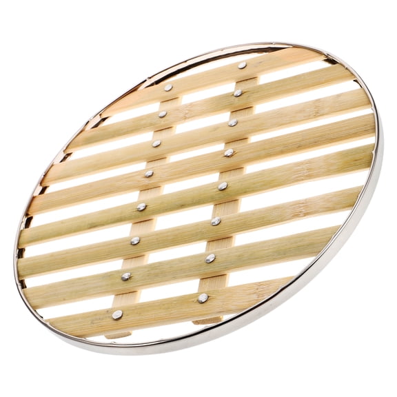 FOMIYES Steamer Ring Bamboo Stainless Steel Non Stick Kitchen Accessory for Cooking 1Pack