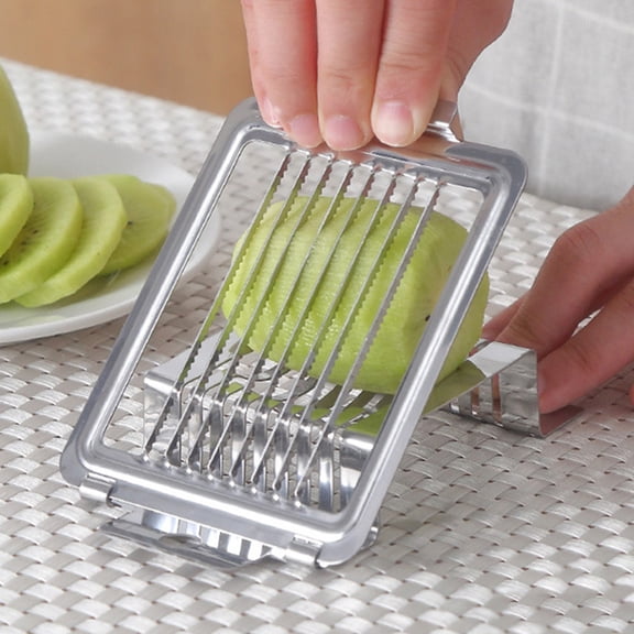 Raindrops Stainless Steel Multipurpose Wire Slicer Cutter for Kitchen Use, and Easy to Clean, 1 Pc