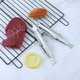 thumbnail image 1 of Raindrops Stainless Steel Kitchen Tweezers for Home Use Dishwasher Safe Easy to Clean Silver Color, 1 of 8