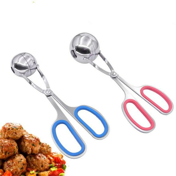 Raindrops Stainless Steel Meatball Mold, Quick Forming Kitchen Gadget, , Easy to Use for Perfect Meatballs