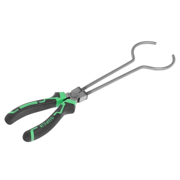 Raindrops Stainless Steel Furnace Pouring Tongs for Precision Graphite Crucible Handling