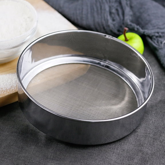 Raindrops Flour Sifter Stainless Steel Rust Resistant Mesh for Baking Flour Icing and Cocoa