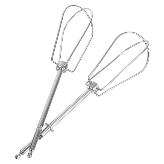 Raindrops Stainless Steel Mixer Attachments for Daily Use Efficient Mixing Versatile Replacement Parts Silver 2pcs