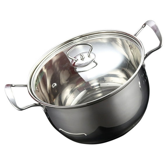 Raindrops Stainless Steel Pasta Cooker Pot Stainless Steel Round Even Heating Home Users 1Pack