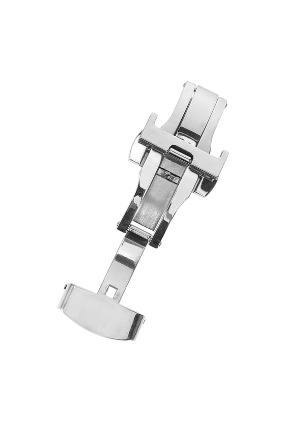Lightweight Stainless Steel Watch Band Clasp Buckle Replacement for Professional and Daily Watch Use
