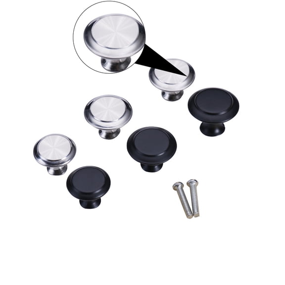 Raindrops Stainless Steel Round Door Knob with Mushroom Handle Single Hole Design Hardware
