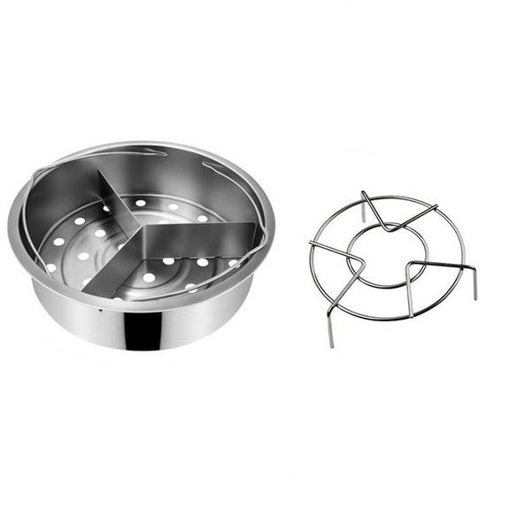 Raindrops Stainless Steel Basket Rack Set Silver
