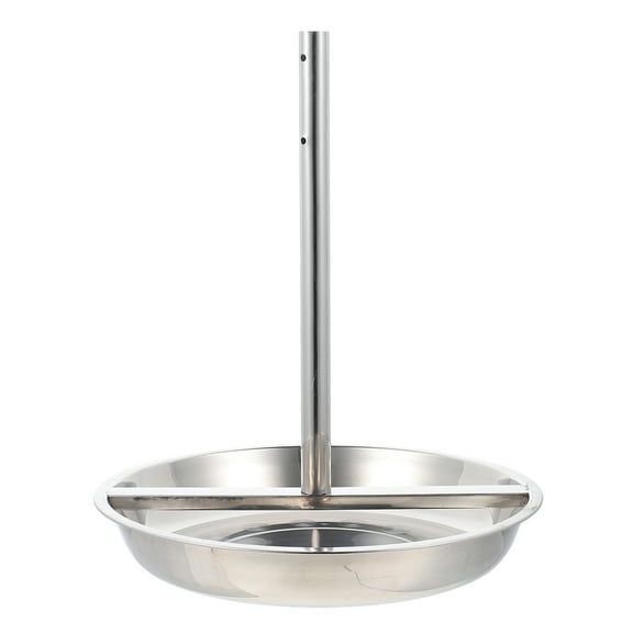 Raindrops Stainless Steel Vertical Chicken Roaster Rack for Kitchen Use Silver Color Easy to Use 12.5x6.3x4.7 inches