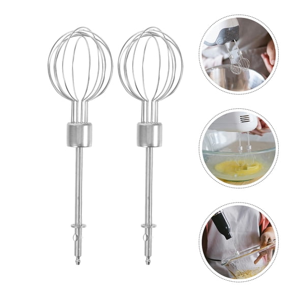Raindrops 4Pcs Compact Stainless Steel Whisk Attachments for Handheld Mixer Accessories