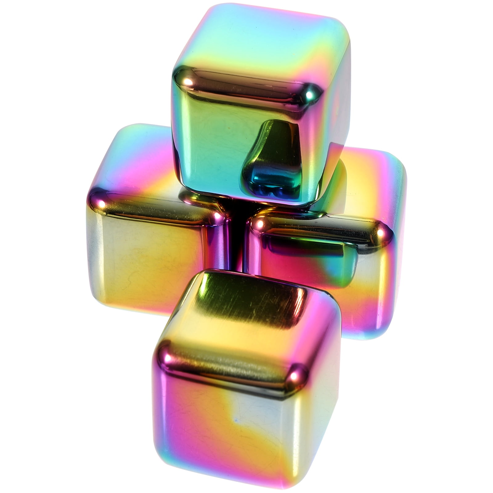 Raindrops Stainless Steel Whiskey Rocks Reusable Ice Cubes for Home Bar ...