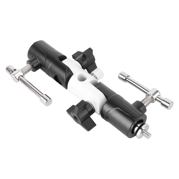 Raindrops Stand Lights U- Shape Flashlight Holder 14.5x8cm White