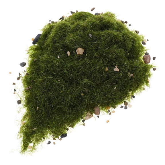 Raindrops Static Grass Powder with Stones for Realistic Model Railway, Diorama, Miniature Scenery, and Handicrafts Kit