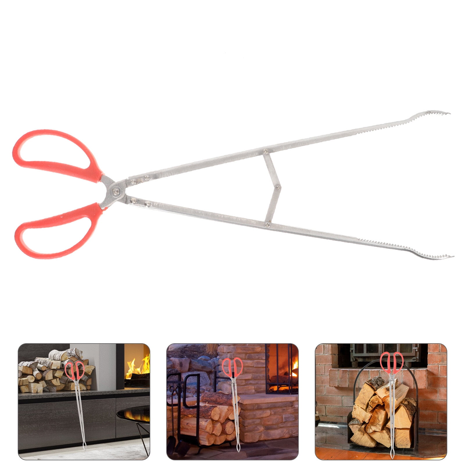 2025 Suitable Firewood Tongs, 40cm Heavy Duty Firewood Tongs Fireplace - View #4