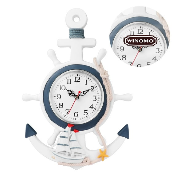 Raindrops Steering Wheel Wall Clock for Timekeeping with Quiet and Accurate Movement Assorted Color 1 Piece