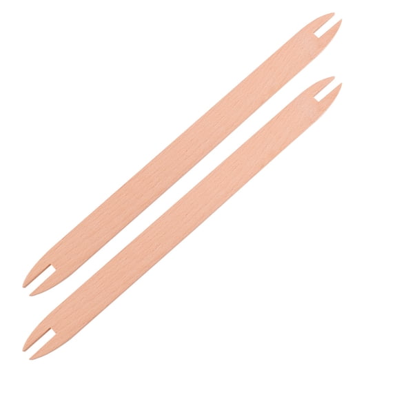 Raindrops Stick Shuttle Weaving Tapestry Shuttle Chocolate Weaving Tools 2 Pcs