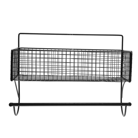 Raindrops Storage Rack Punch Holder Dispensers Shelving Shelves Black