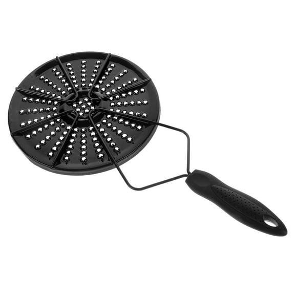 Raindrops Stove Top Flame Diffuser Enamel Heat Simmer Plate for Gas Black