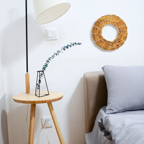 CRILSTYLEO Rustic Wreath Base For DIY Craft Projects 1Set 8.3X8.3X2.0In