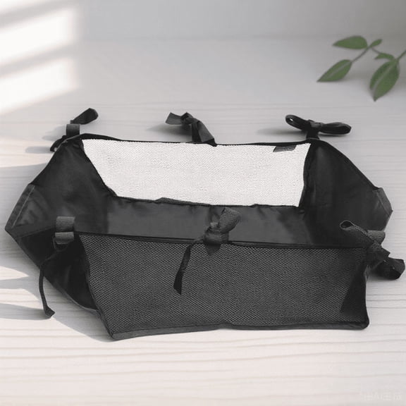 Raindrops Bottom Stroller Storage Storage Pouch Black Moms Shopping 1Pack