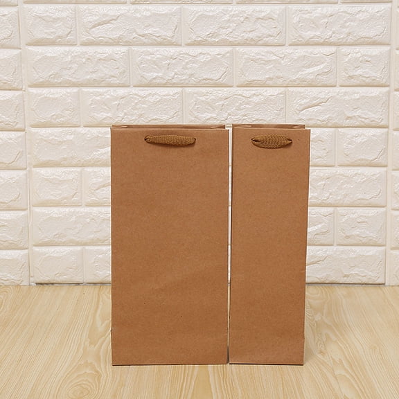 Raindrops Red Wine Bag Coffee Paper for Drinks Packaging with Thick Materials and Durable Handle 12Pcs