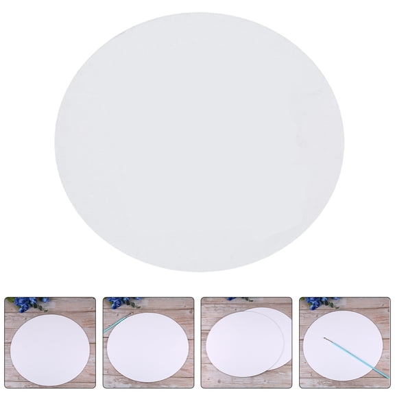 Raindrops 2-Piece Oil Painting Canvas Set White Cotton 11.8x7.9x0.1in Ideal for Students Art Classes and Beginners