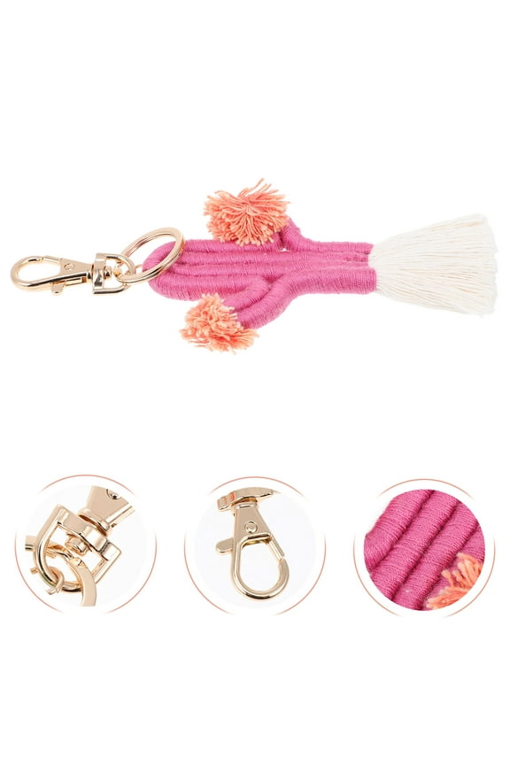 Style Cactus Shape Keychain 1Set for Young Adults Outdoor Carry