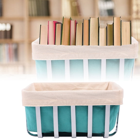 Raindrops Bread Storage Basket Rectangular Stainless Steel Organization 1Set