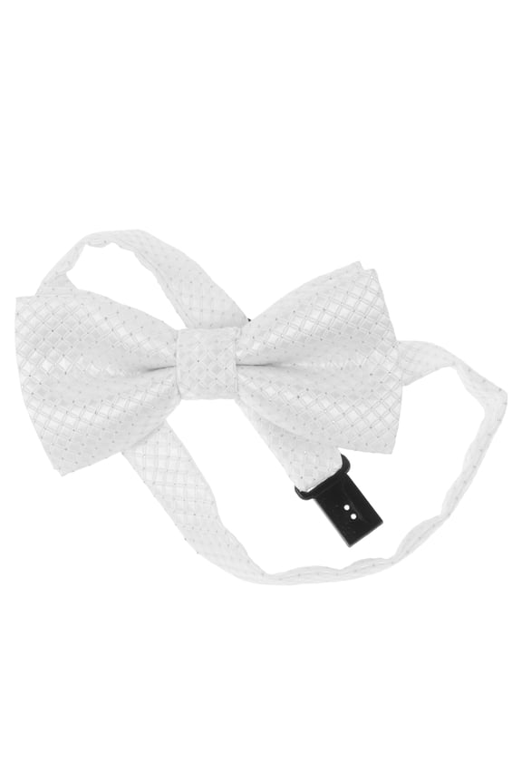 Pre-Tied Bow Tie for Boys in White 1Set