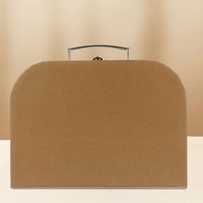 Raindrops Suitcase Boxes for Gifts Simple Suitcases Paperboard Brown