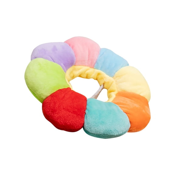 Raindrops Sunflower Pet Collar Lovely Design Easy to Wear Anti Bite Protective Collar for Pets