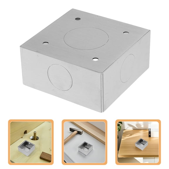 Raindrops  Surface Mount Outlet Switch and Socket Panel Decoration Silver