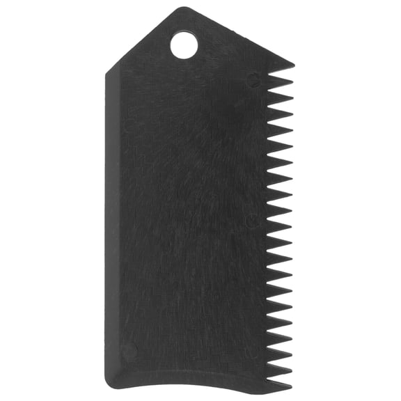 FOMIYES Black Plastic Wax Scraper for Surfboards with Carbon Fiber Style Design for Easy Cleaning and Maintenance