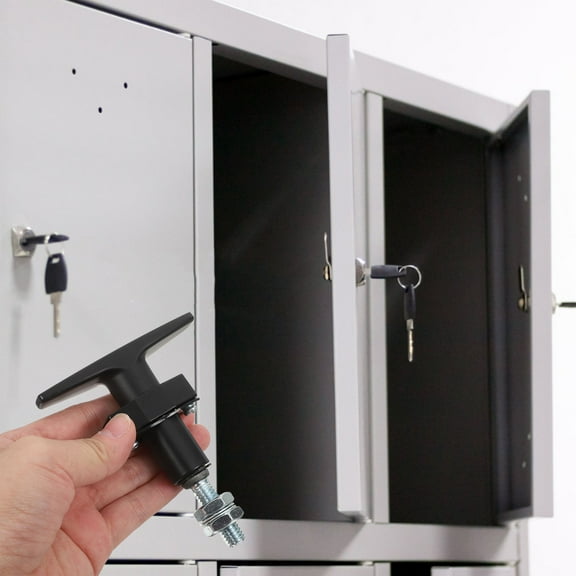 Raindrops T Handle Lock with Key for Cabinet Doors RV Compartment Toolbox Replacement Mailbox Latch 1 Set