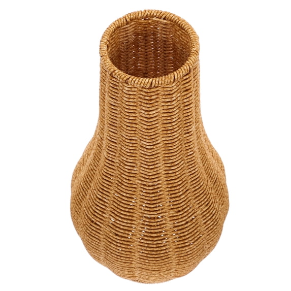 Raindrops Table Vase Decor Simulation Rattan Filler Artificial Flowers Office Brown